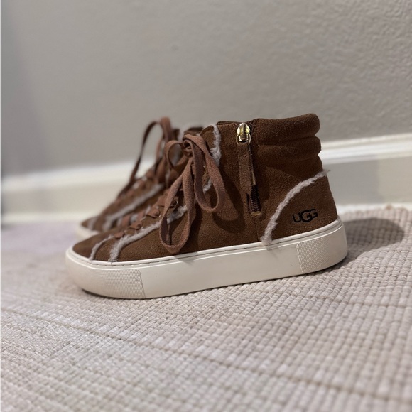 UGG Shoes - UGG Women’s Brown High-Top Nuray Sneakers